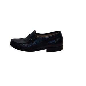 Bostonian Penny Loafers Mens 7.5 M Black‎ Leather Slip On Dress Shoes Moc Toe